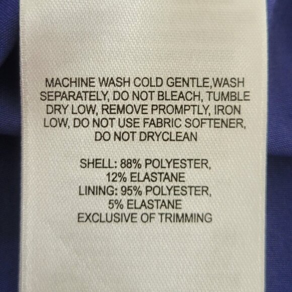 Columbia Omni Shield Advanced Repellency Cargo Shorts Royal Blue Men's Sz Large - Picture 10 of 10